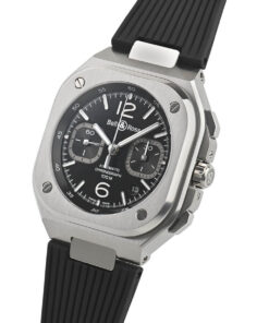 Alternative view of Bell & Ross BR 05 Chrono Black Steel BR05C-BLC-ST/SRB