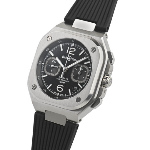 Bell & Ross BR 05 Chrono Black Steel BR05C-BLC-ST/SRB - Image 2