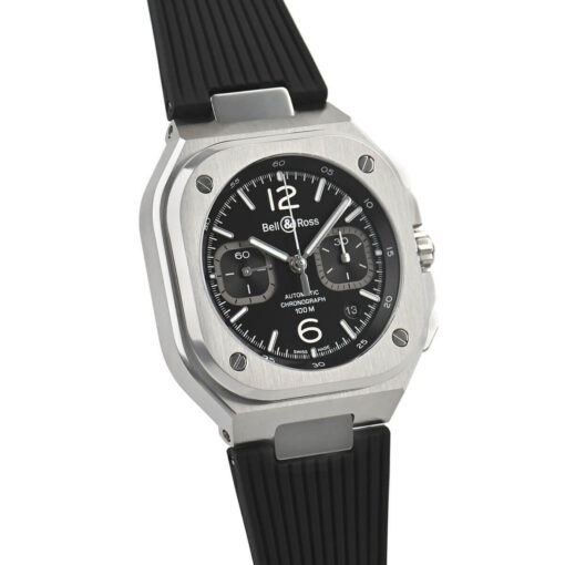 Bell & Ross BR 05 Chrono Black Steel BR05C-BLC-ST/SRB - Image 3