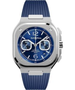 Bell & Ross BR 05 Chrono Blue Steel BR05C-BLU-ST/SRB