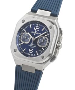 Alternative view of Bell & Ross BR 05 Chrono Blue Steel BR05C-BLU-ST/SRB