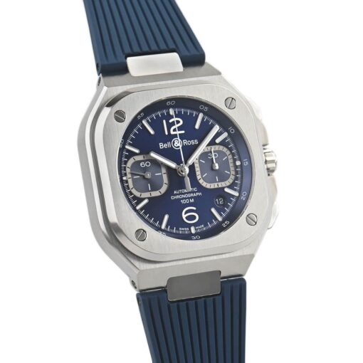 Bell & Ross BR 05 Chrono Blue Steel BR05C-BLU-ST/SRB - Image 3