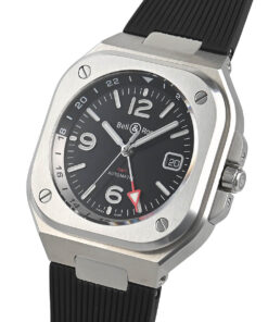Alternative view of Bell & Ross BR 05 GMT Black BR05G-BL-ST/SRB