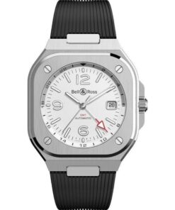Bell & Ross BR 05 GMT White BR05G-SI-ST/SRB