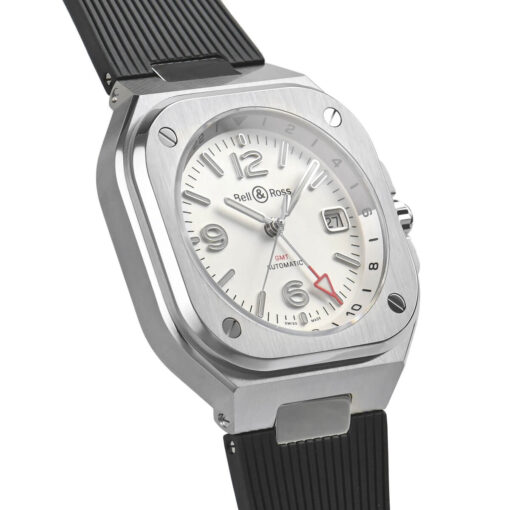 Bell & Ross BR 05 GMT White BR05G-SI-ST/SRB - Image 3