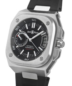 Alternative view of Bell & Ross BR-X5 Black Steel BRX5R-BL-ST/SRB