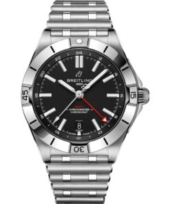 Breitling Chronomat Automatic GMT 40 A32398101B1A1 Stainless Steel Black Dial