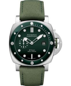 Panerai Submersible QuarantaQuattro Verde Smeraldo PAM01287 Stainless Steel Green Dial