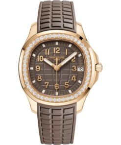 Patek Philippe Aquanaut Luce 38.8mm 5268/200R-010 Rose Gold Taupe Dial