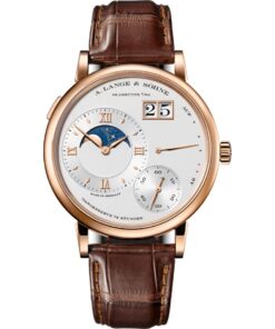 A. Lange & Sohne Grand Lange 1 Moon Phase 139.032 Rose Gold Silver Dial