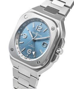 Alternative view of Bell & Ross BR 05 GMT Sky Blue BR05G-PB-ST/SST