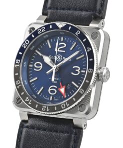Alternative view of Bell & Ross BR 03 GMT Blue BR0393-BLU-ST/SCA