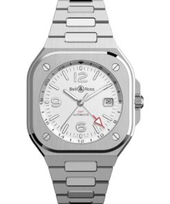 Bell & Ross BR 05 GMT White BR05G-SI-ST/SST