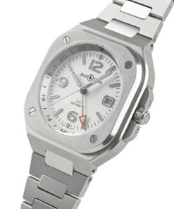 Alternative view of Bell & Ross BR 05 GMT White BR05G-SI-ST/SST