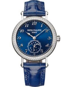 Patek Philippe Complications 7121/200G-001 White Gold Blue Dial Diamond Bezel