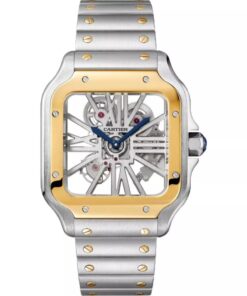 Cartier Santos de Cartier Skeleton Large Model WHSA0012