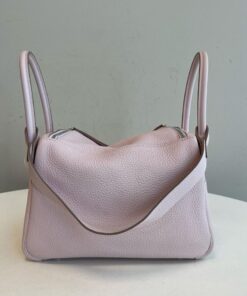 Alternative view of Hermes Lindy 26 Mauve Pale Clemence Palladium Hardware