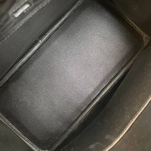 Hermes Birkin 30 Black Matte Alligator Palladium Hardware - Image 5