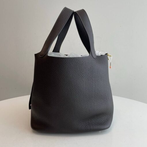 Hermes Taurillon Clemence Picotin Lock 22 MM Black - Image 2