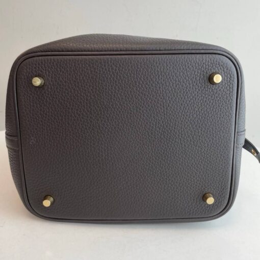 Hermes Taurillon Clemence Picotin Lock 22 MM Black - Image 3