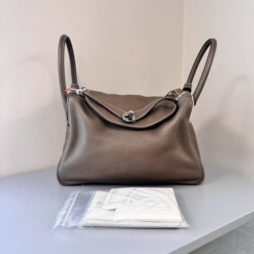 Hermes Taurillon Clemence Lindy 30 Etoupe