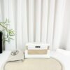 Hermes Swift Kelly Pochette Clutch White