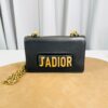 Dior Mini J'Adior Chain Flap Bag Black Grained Calfskin