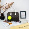 Louis Vuitton Speedy Bandouliere 25 White Monogram LV Match