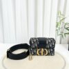 Dior Oblique 30 Montaigne Box Bag Blue