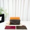 Louis Vuitton Pochette Felicie Chain Wallet Fuchsia Monogram