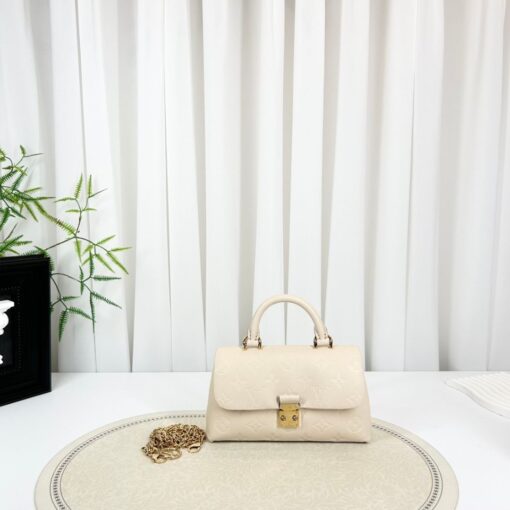 Louis Vuitton Nano Madeleine Cream Monogram Top Handle Bag