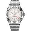 Breitling Chronomat Automatic GMT 40 A32398101A1A1 Stainless Steel White Dial