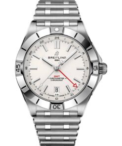 Breitling Chronomat Automatic GMT 40 A32398101A1A1 Stainless Steel White Dial