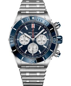 Breitling Super Chronomat B01 44 AB0136161C1A1 Stainless Steel Blue Dial
