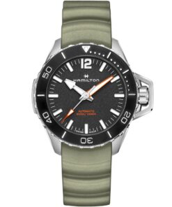 Hamilton Khaki Navy Frogman Auto H77825331 Stainless Steel Black Dial