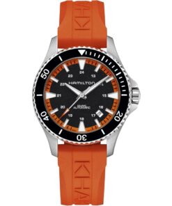 Hamilton Khaki Navy Scuba Auto H82395331 Stainless Steel Black Dial
