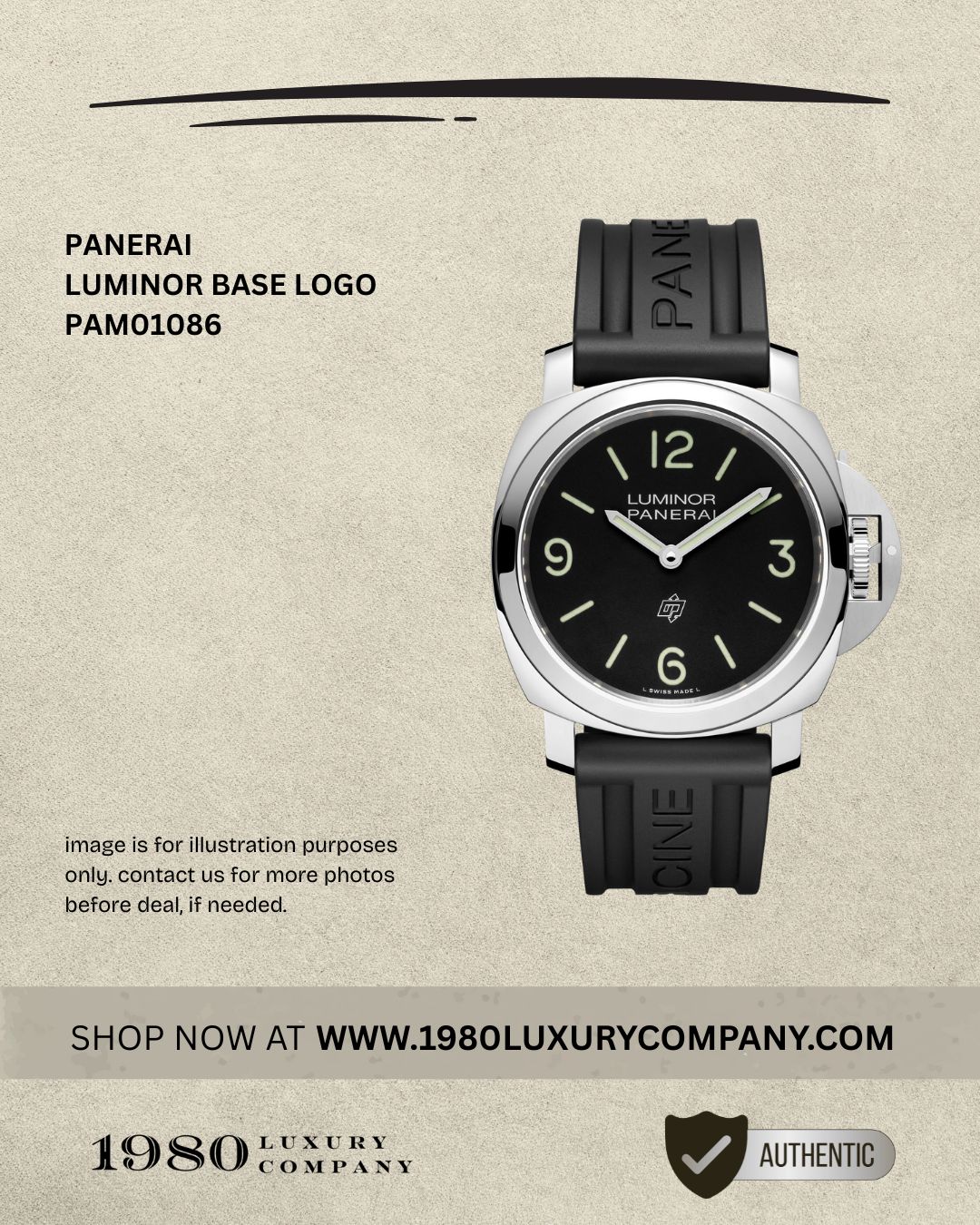 Panerai Luminor Base Logo PAM01086