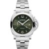 Panerai Luminor Quaranta BiTempo PAM01640 Stainless Steel Green Dial