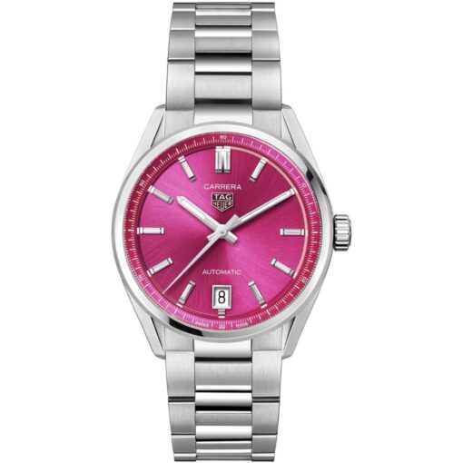 Tag Heuer Carrera Date WBN2313.BA0001 Stainless Steel Pink Dial