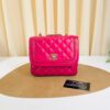 Chanel Lambskin Quilted Small Lovely Day Flap in Pink