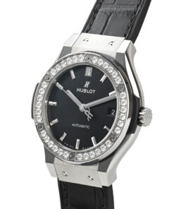 Alternative view of Hublot Classic Fusion Titanium Diamonds 565.NX.1470.LR.1204