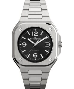 Bell & Ross BR 05 Black Steel BR05A-BL-ST/SST stainless steel watch with black dial