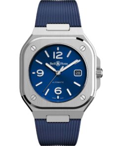 Bell & Ross BR 05 Blue Steel BR05A-BLU-ST/SRB stainless steel watch with blue dial