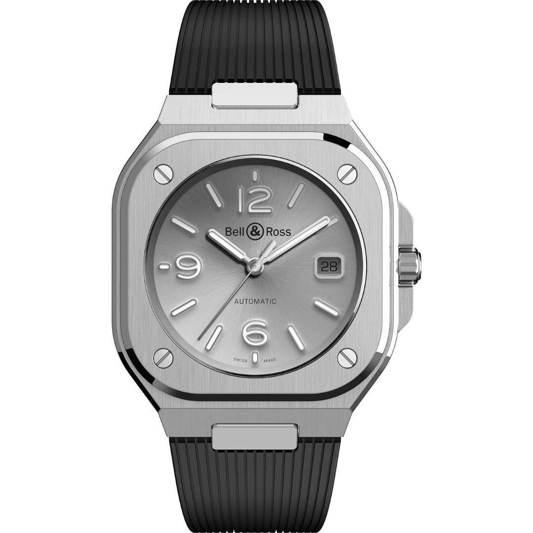 Bell & Ross BR 05 Grey Steel BR05A-GR-ST/SRB stainless steel watch with grey dial