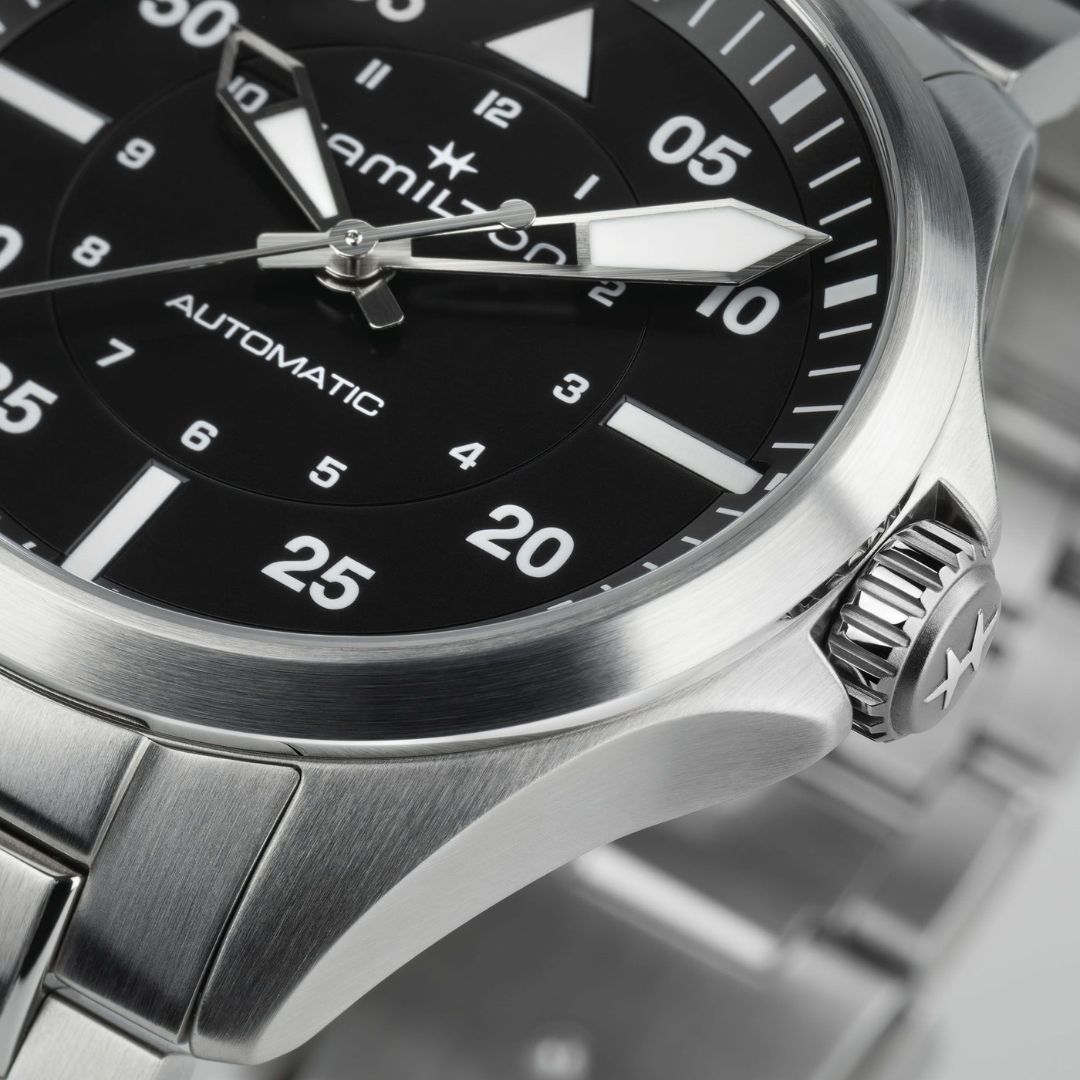 Hamilton Khaki Aviation Pilot Auto 39mm H76305130 - Image 4