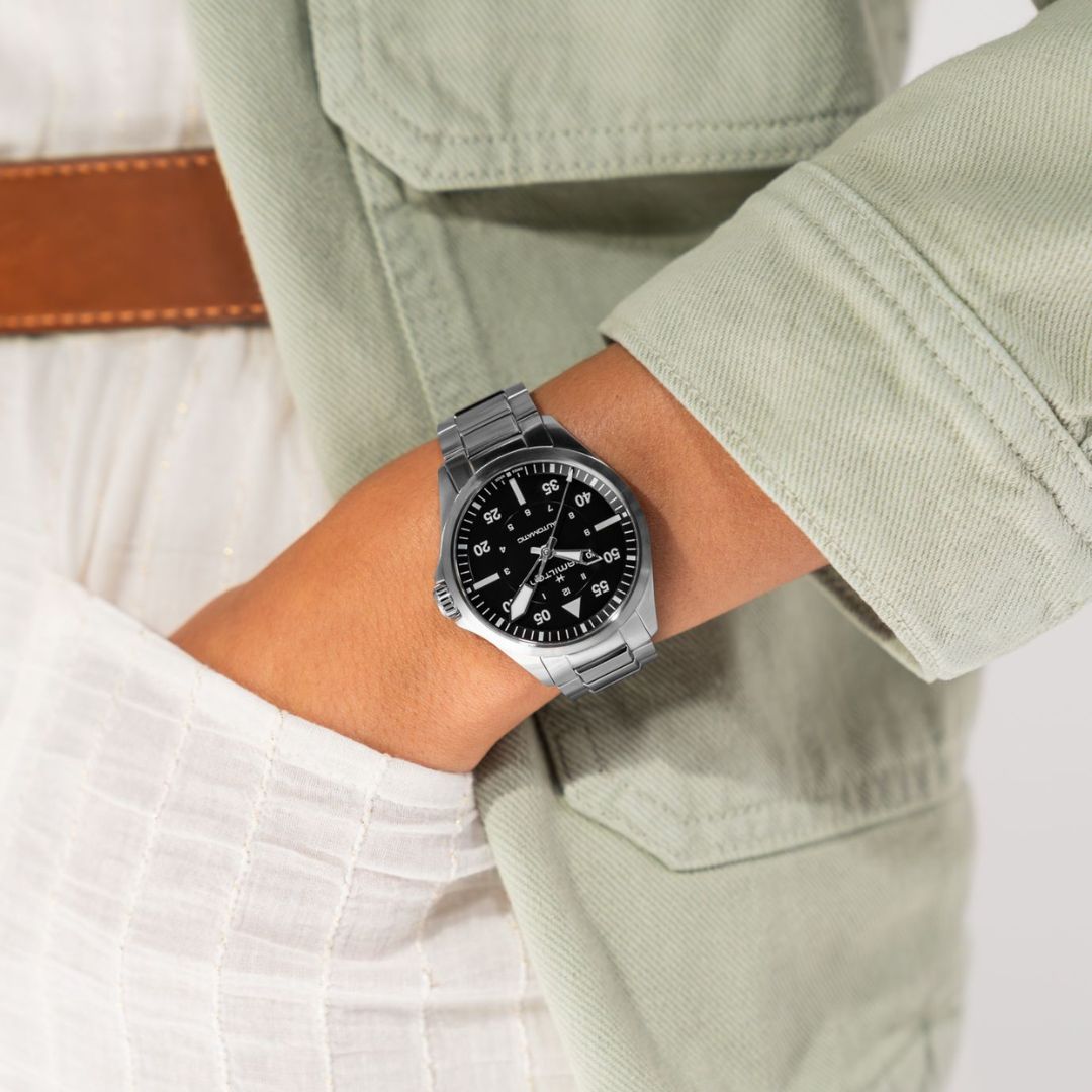 Hamilton Khaki Aviation Pilot Auto 39mm H76305130 - Image 7