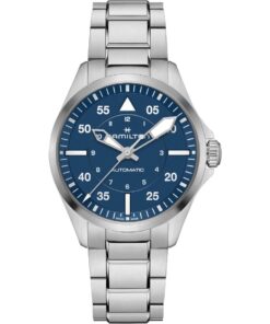 Hamilton Khaki Aviation Pilot Auto 39mm H76305140 Stainless Steel Blue Dial
