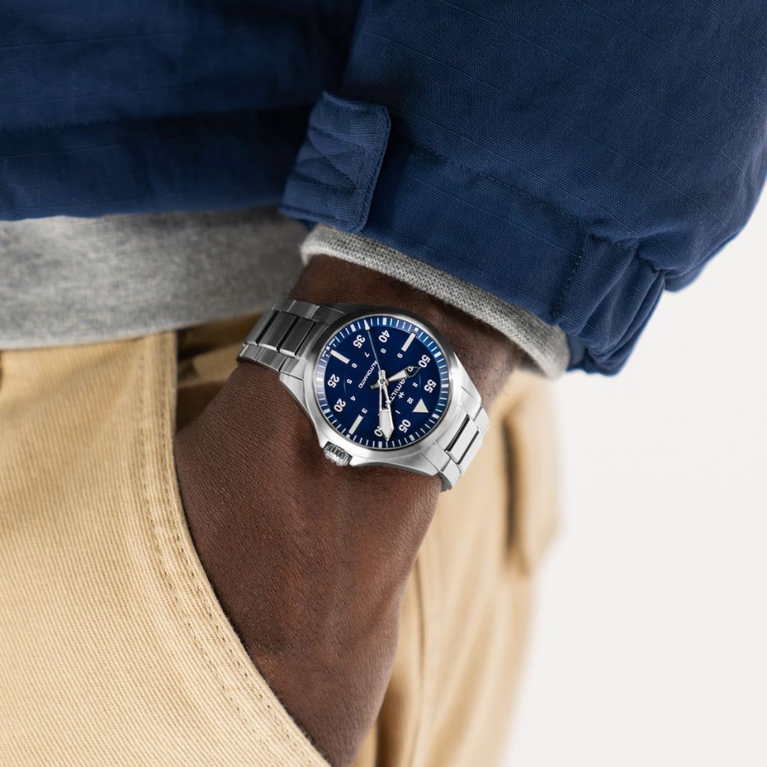 Hamilton Khaki Aviation Pilot Auto 39mm H76305140 - Image 7