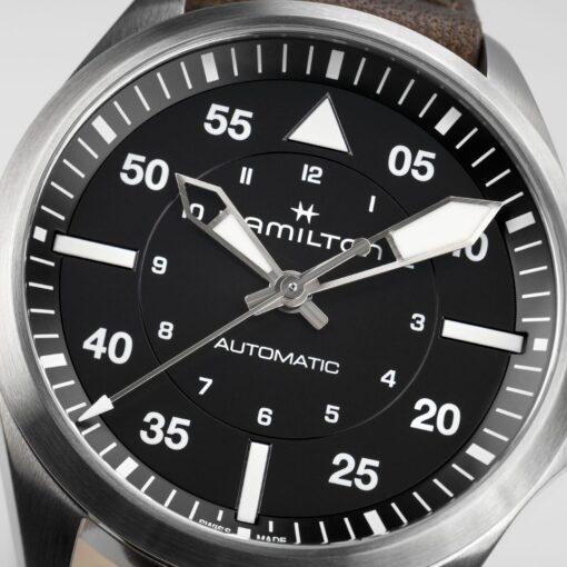 Hamilton Khaki Aviation Pilot Auto 39mm H76305530 - Image 5
