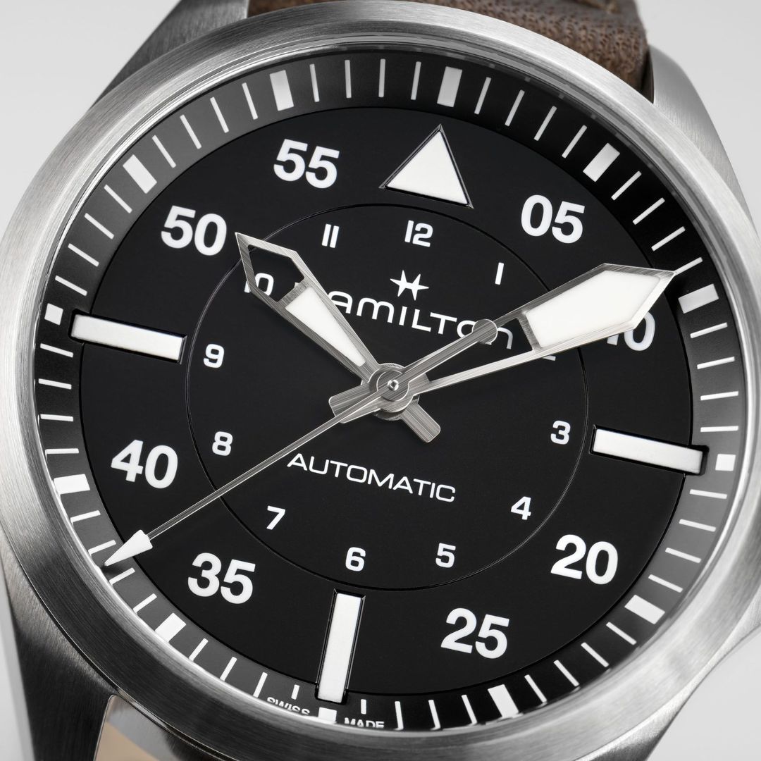 Hamilton Khaki Aviation Pilot Auto 39mm H76305530 - Image 5